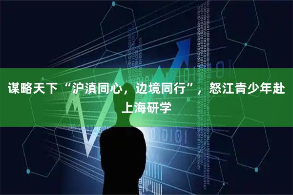 谋略天下 “沪滇同心，边境同行”，怒江青少年赴上海研学